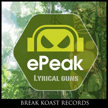 Lyrical Guns album by Epeak - Drum and Bass Cover Art