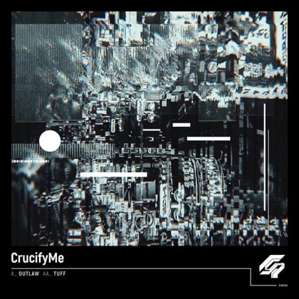 Outlaw / Tuff album by CrucifyMe & Dauntless - Drum and Bass Cover Art