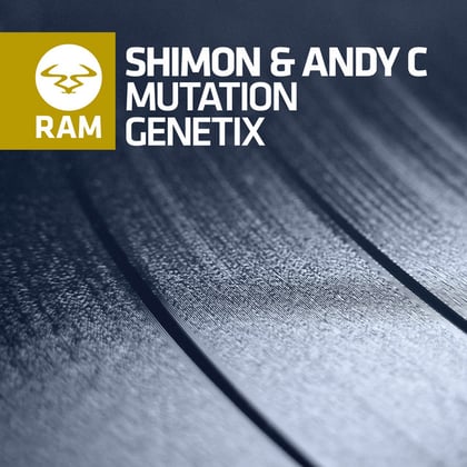 Mutation / Genetix album by Shimon & Andy C - Drum and Bass Cover Art