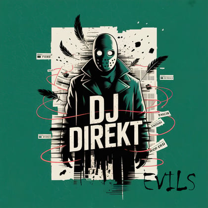 Evils album by DJ Direkt - Drum and Bass Cover Art