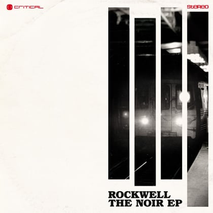 Noir EP album by Rockwell - Drum and Bass Cover Art