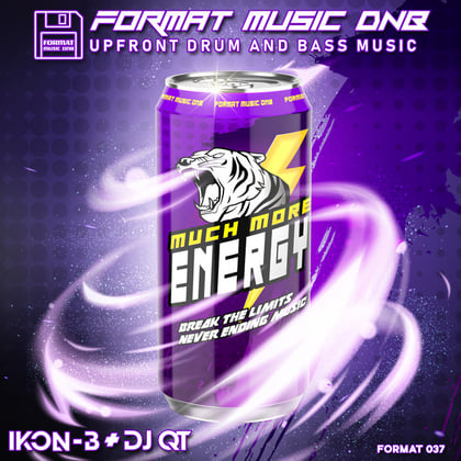 Much More / Energy album by Ikon-B - Drum and Bass Cover Art