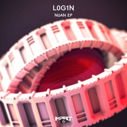 Nuan album by L0G1N - Drum and Bass Cover Art