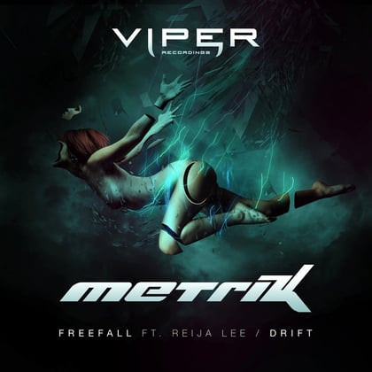 Freefall album by Metrik - Drum and Bass Cover Art