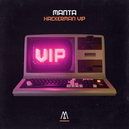 Hackerman VIP album by Manta - Drum and Bass Cover Art