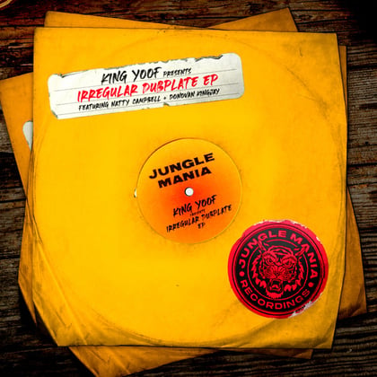 Irregular Dubplate EP album by King Yoof - Drum and Bass Cover Art