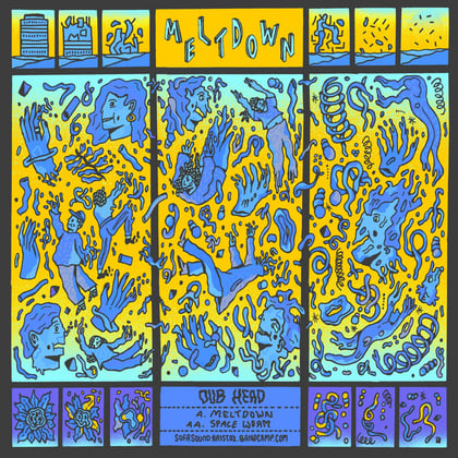 Meltdown / Space Worm album by Dub Head - Drum and Bass Cover Art