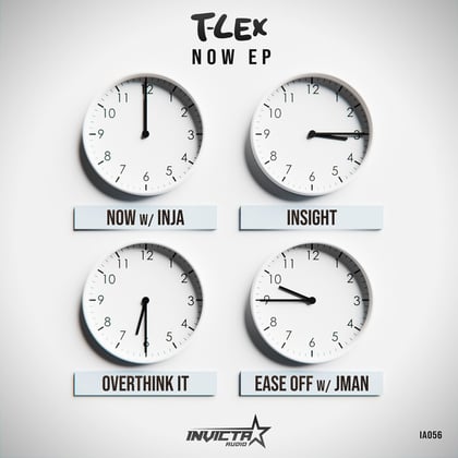 Now EP album by T-Lex, Inja & Jman - Drum and Bass Cover Art