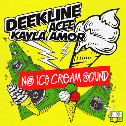No Ice Cream Sound album by Deekline - Drum and Bass Cover Art