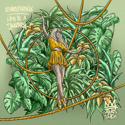 Life Is A Journey LP album by Atmospherix - Drum and Bass Cover Art