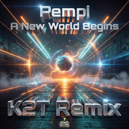 A New World Begins (K2T Remix) album by K2T & Pempi - Drum and Bass Cover Art