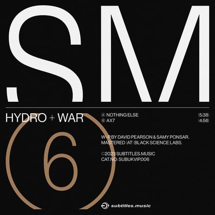 The Drums album by Hydro - Drum and Bass Cover Art
