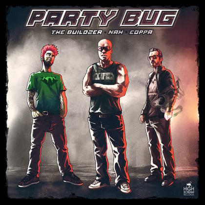 Party Bug album by Coppa - Drum and Bass Cover Art
