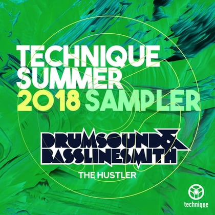 The Hustler (Technique Summer 2018 Sampler) album by Drumsound & Bassline Smith - Drum and Bass Cover Art