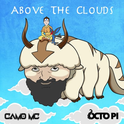Above the Clouds album by Camo MC & Octo Pi - Drum and Bass Cover Art