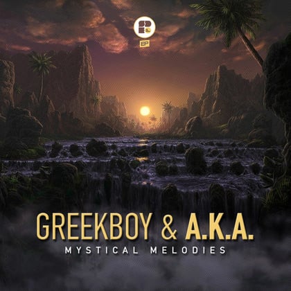 Mystical Melodies album by Eschaton, Greekboy & A.K.A. - Drum and Bass Cover Art