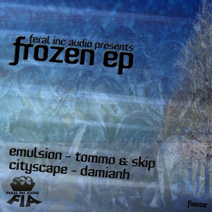Frozen EP album by DamianH - Drum and Bass Cover Art