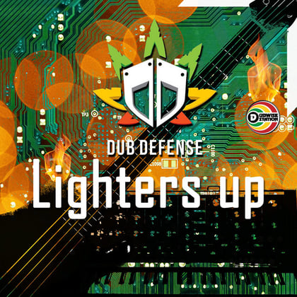 Lighters Up album by Dub Defense - Drum and Bass Cover Art