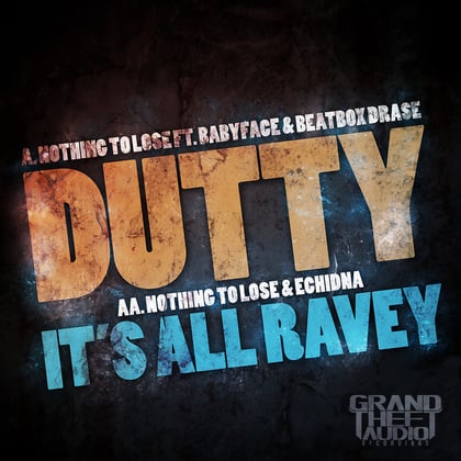 Dutty / It's All Ravey album by Nothing to Lose - Drum and Bass Cover Art
