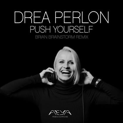Push Yourself Remix album by Brian Brainstorm - Drum and Bass Cover Art