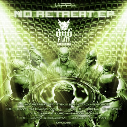 No Retreat EP album by Jappa - Drum and Bass Cover Art