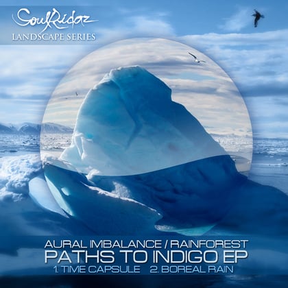 Paths to Indigo album by Aural Imbalance - Drum and Bass Cover Art