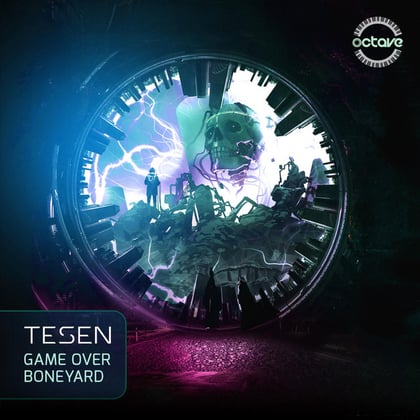Boneyard / Game Over album by Tesen - Drum and Bass Cover Art