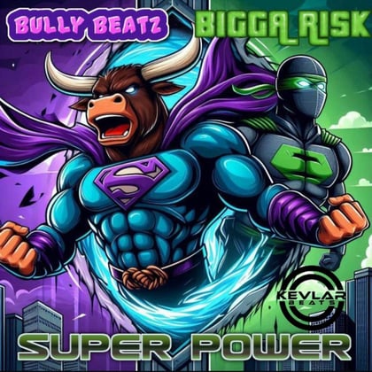 Super Power album by Bigga risk & Bully Beatz - Drum and Bass Cover Art