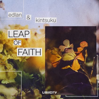 Leap of Faith album by Edlan & Kintsuku - Drum and Bass Cover Art