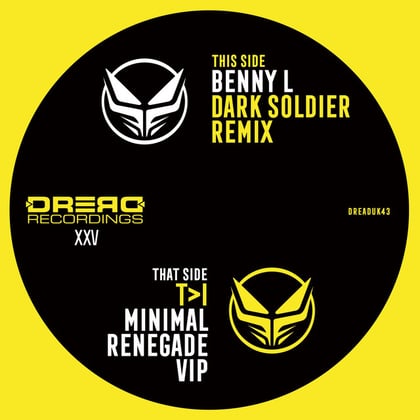 Renegade (T>I Minimal VIP) / Dark Soldier (Benny L Remix) album by Ray Keith - Drum and Bass Cover Art