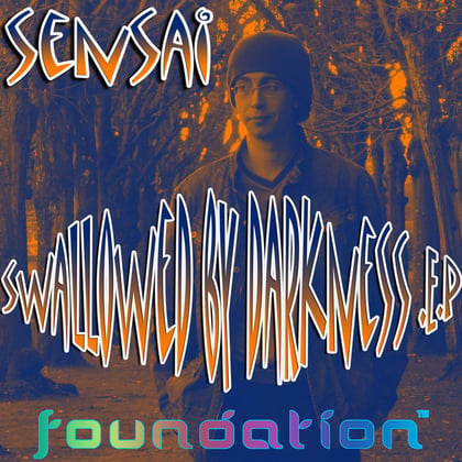 Swallowed By Darkness EP album by Sensai - Drum and Bass Cover Art