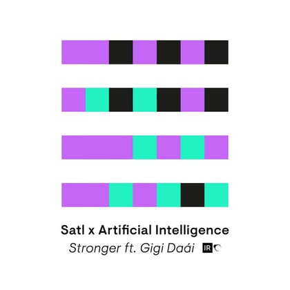 Stronger album by Satl & Artificial Intelligence - Drum and Bass Cover Art