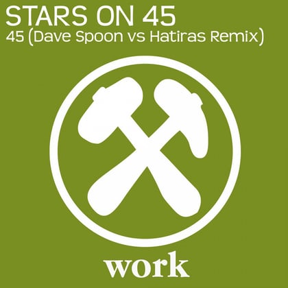 45 (Dave Spoon vs. Hatiras Remix) album by Dave Spoon - Drum and Bass Cover Art