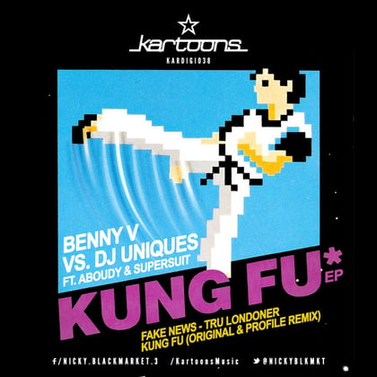 Kung Fu EP album by Benny V - Drum and Bass Cover Art