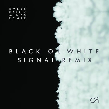 Black or White / Ember (Remixes) album by Mefjus & Camo & Krooked - Drum and Bass Cover Art