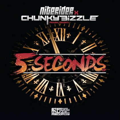 5 seconds album by Niterider - Drum and Bass Cover Art