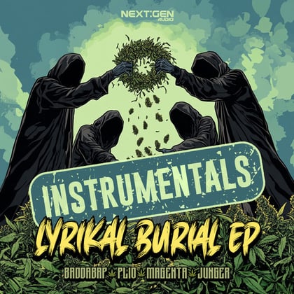 Lyrikal Burial EP (Instrumentals) album by Magenta - Drum and Bass Cover Art