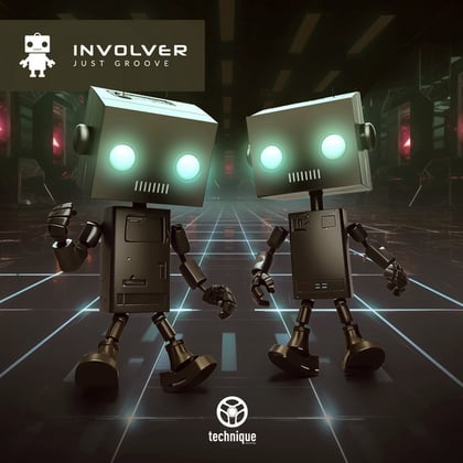 Just Groove album by INVOLVER - Drum and Bass Cover Art