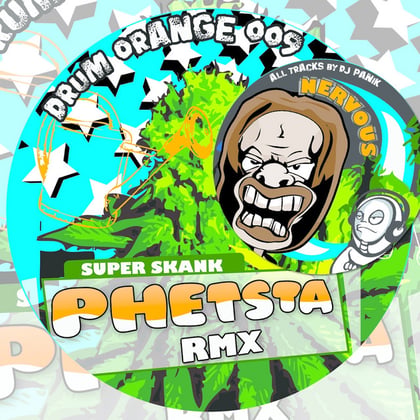 Drum Orange 009 album by DJ Panik - Drum and Bass Cover Art
