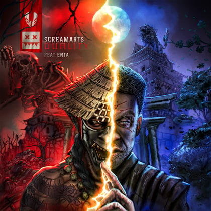 Duality album by Screamarts - Drum and Bass Cover Art