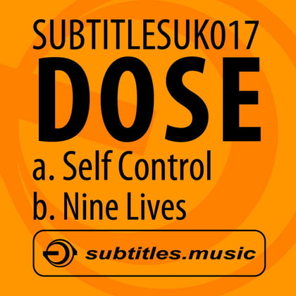 Self Control album by Dose - Drum and Bass Cover Art