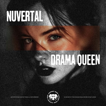 Drama Queen album by Nuvertal - Drum and Bass Cover Art