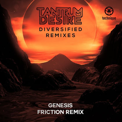 Genesis (Friction Remix) album by Tantrum Desire - Drum and Bass Cover Art