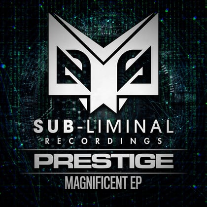 Magnificent album by Prestige & Cabin Fever Uk - Drum and Bass Cover Art