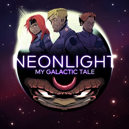 My Galactic Tale (Deluxe) album by Neonlight & Wintermute - Drum and Bass Cover Art