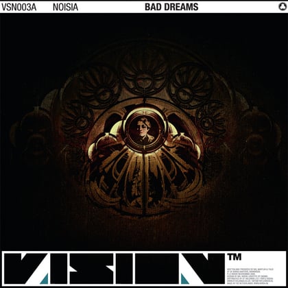 Bad Dreams / Omissions album by The Upbeats & Noisia - Drum and Bass Cover Art