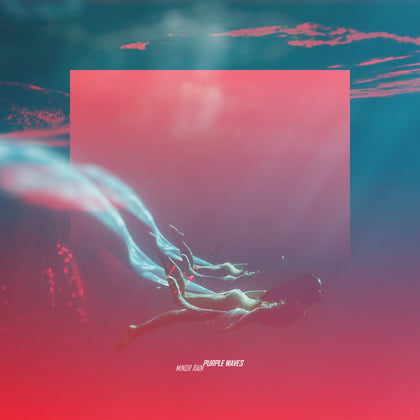 Purple Waves album by Minor Rain - Drum and Bass Cover Art