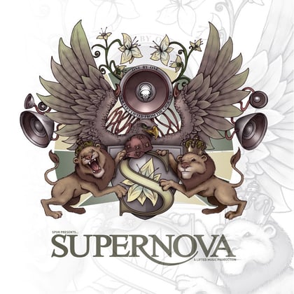 Supernova album by Spor - Drum and Bass Cover Art