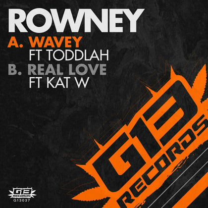 Wavey / Real Love album by Rowney - Drum and Bass Cover Art
