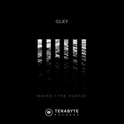 Waves / The Hustle album by GLXY - Drum and Bass Cover Art